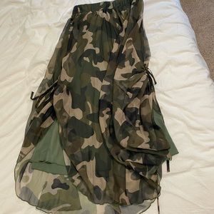 - Idea2Lifestyle camo midi skirt